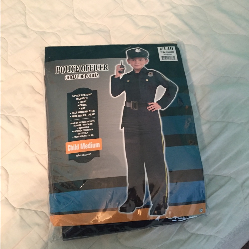 Kids medium police 👮 uniform